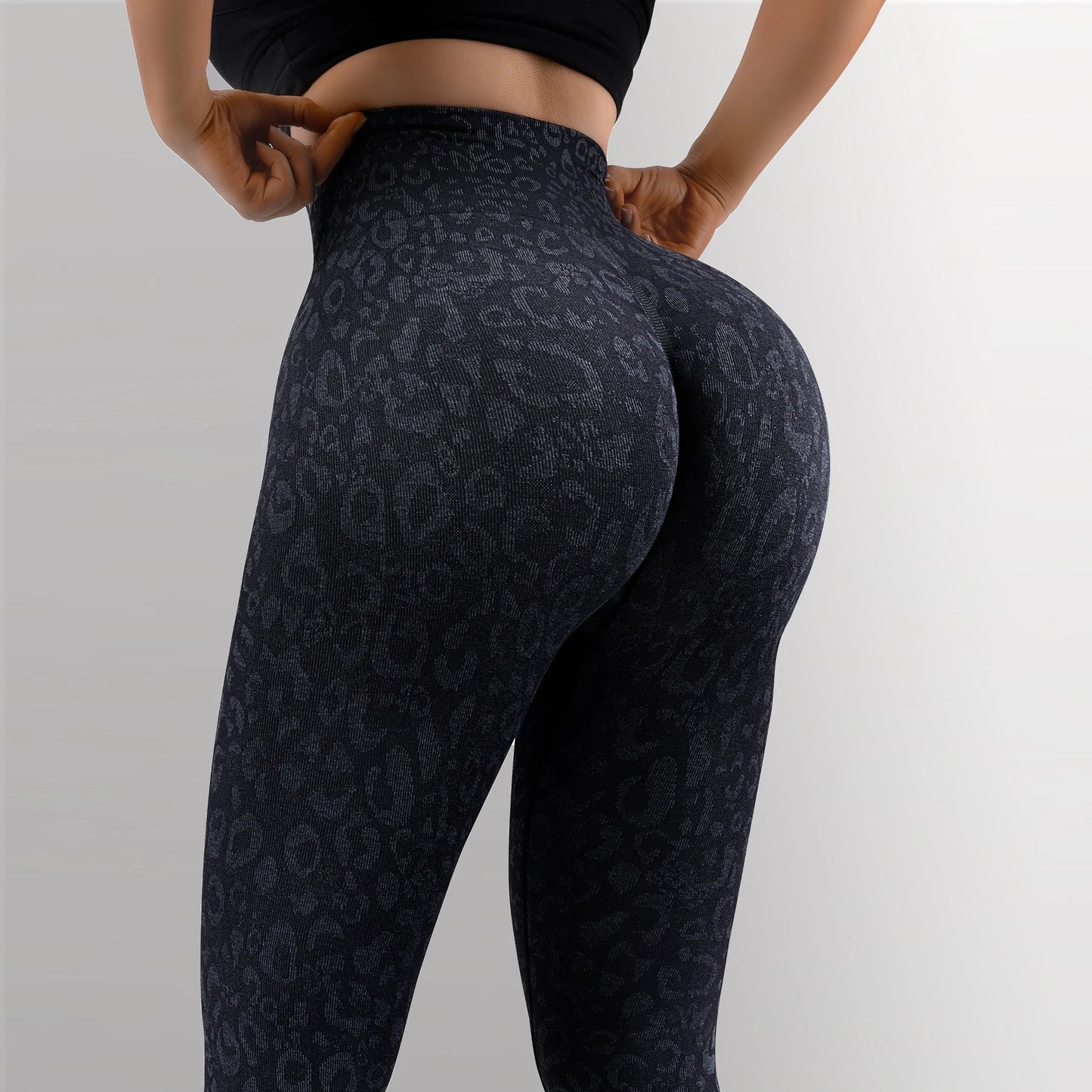 High Waist Yoga Pant Seamless Leggings Solid Scrunch Butt Lifting Booty  Sportwear Gym Tight Push Up Women Leggings For Fitness