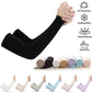 2PCS Ice Sleeves Arm Sleeves Warmers Sports Sleeve Sun UV Protection Hand Cover Cooling Warmer for Running Fishing Cycling