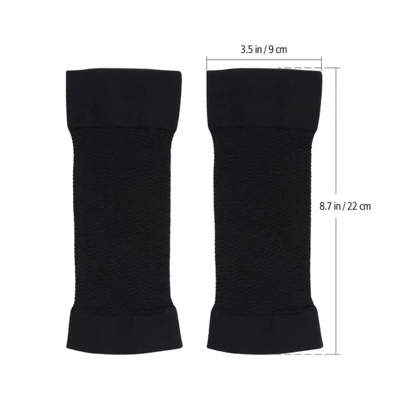 1 Pair New Slimming Arm Sleeves Arm Elastic Compression Arm Shapers Sport Fitness Shapers for Women Girls Weight Loss