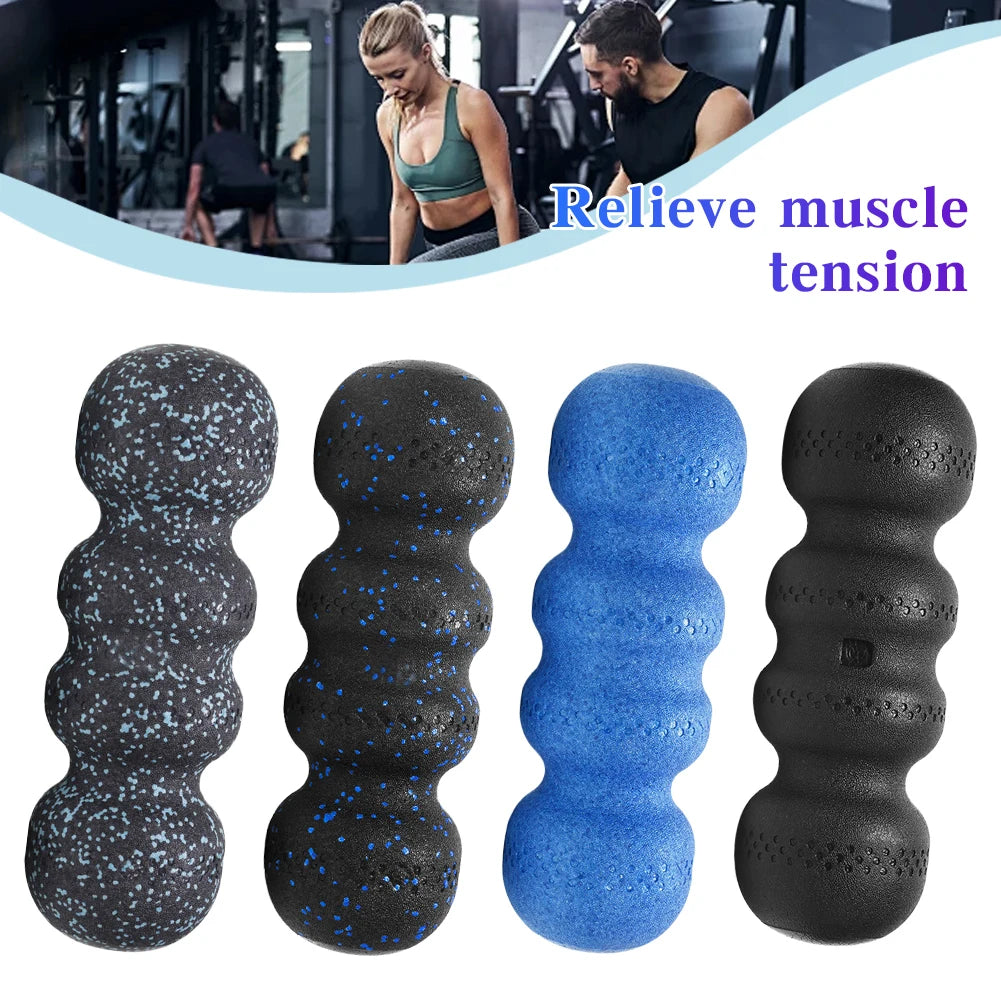 Yoga Foam Roller EPP Foam Roller Relax Tight Muscles Wavy-Shape Massage Roller Myofascial Release for Back Neck Lumbar