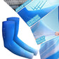 1Pair Ice Silk Sunscreen Sleeves Quick-drying Breathable Fitness Arm Sleeves Moisture Wicking Cool Cuff Cover For Outdoor Sports